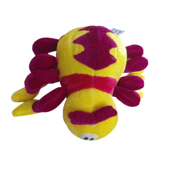 Vintage BJ Toy Co Colorful Spider Bug Plush Stuffed Animal - Picture 2 of 6